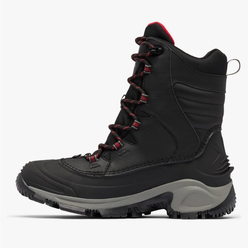 NIB Columbia Bugaboot III Men’s Black Bright Red Size 10 - Picture 4 of 6